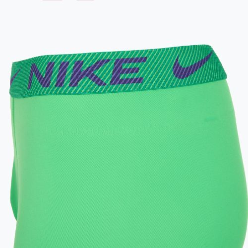 Bokserki męskie Nike Dri-Fit Essential Micro Boxer Brief 3 pary green shock/wild violet/black txtd wb