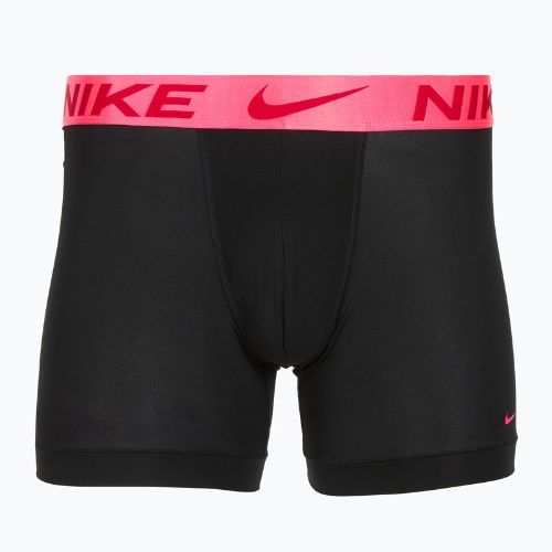 Bokserki męskie Nike Dri-Fit Essential Micro Boxer Brief 3 pary black hyper pink/uni red/black high shine wb
