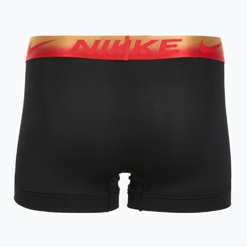Bokserki męskie Nike Dri-Fit Essential Micro Trunk 3 pary blk/uni red/blk/uni red metallic gradient wb