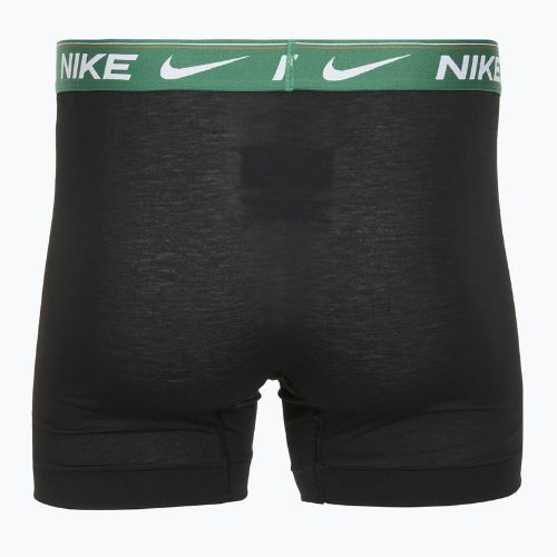 Bokserki męskie Nike Dri-FIT Ultra Comfort 3 pary black evrgreen aura/deep night/black waistband
