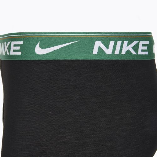 Bokserki męskie Nike Dri-FIT Ultra Comfort 3 pary black evrgreen aura/deep night/black waistband