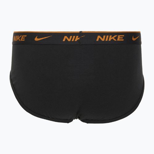 Slipy męskie Nike Everyday Cotton Stretch Brief 3 pary black light crimson/desert ochre/black wb