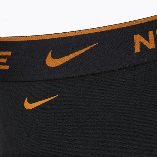 Slipy męskie Nike Everyday Cotton Stretch Brief 3 pary black light crimson/desert ochre/black wb