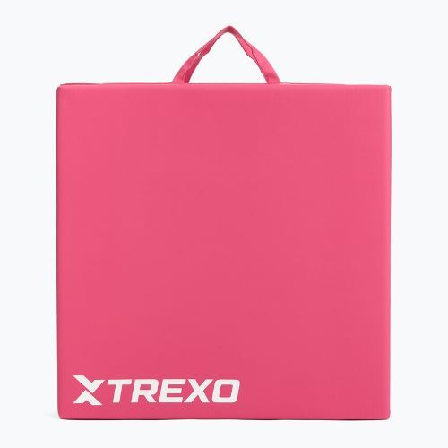 Materac gimnastyczny TREXO składany 180 x 60 x 5 cm różowy