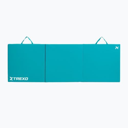 Materac gimnastyczny XTREXO składany 180 x  60 x 5 cm zielony