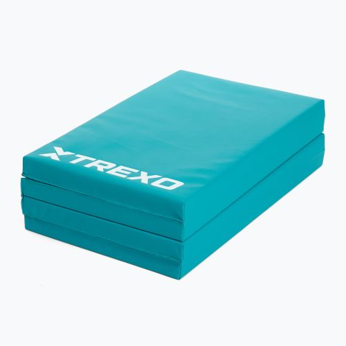 Materac gimnastyczny TREXO składany 195 x 80 x 5 cm zielony