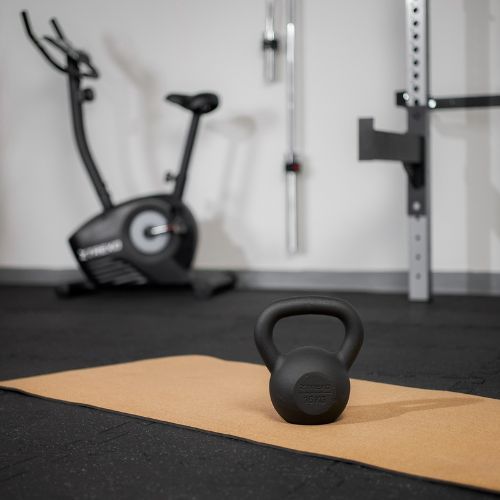 Kettlebell Żeliwny TREXO 16 kg czarny