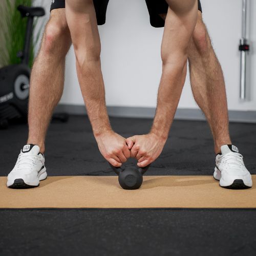 Kettlebell Żeliwny TREXO 4 kg czarny