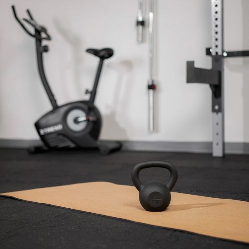 Kettlebelll Żeliwny TREXO 8 kg czarny