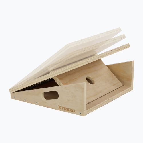 Platforma do rozciągnia łydek XTREXO regulowana SLANT BOARD czarny