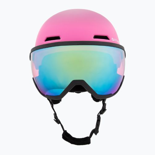 Kask narciarski dziecięcy ATTABO Avens 2.0 Jr Visor różowy