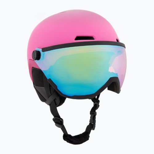 Kask narciarski dziecięcy ATTABO Avens 2.0 Jr Visor różowy