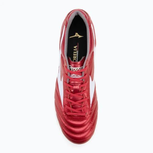 Buty piłkarskie męskie Mizuno Morelia II Japan Md red/white/black