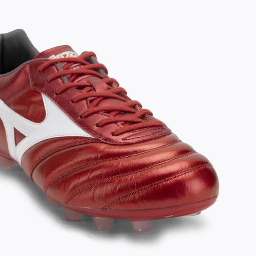 Buty piłkarskie męskie Mizuno Morelia II Elite FG morelia 40th red/white/black