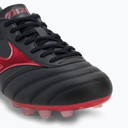 Buty piłkarskie męskie Mizuno Morelia II Pro FG black/morelia 40th red/black sand