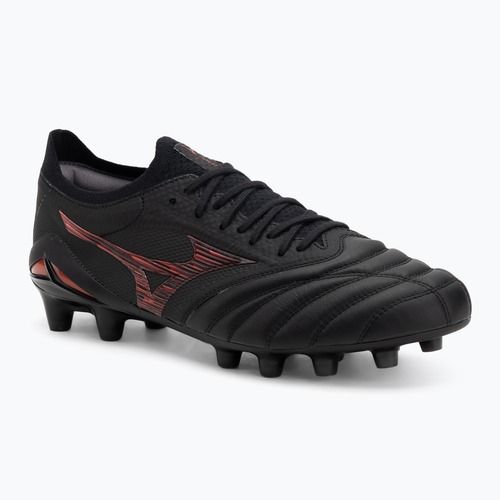 Buty piłkarskie męskie Mizuno Morelia Neo IV β Japan Fg black/morelia 40th red/black