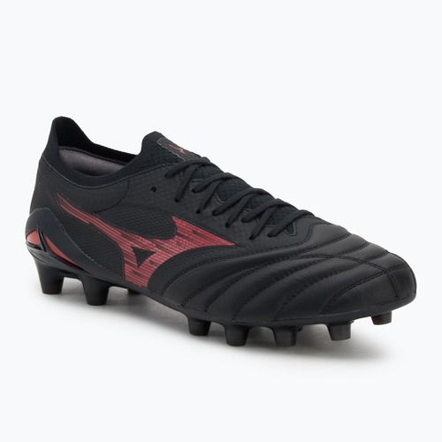 Buty piłkarskie męskie Mizuno Morelia Neo IV Β Elite MD black/morelia 40th red/black