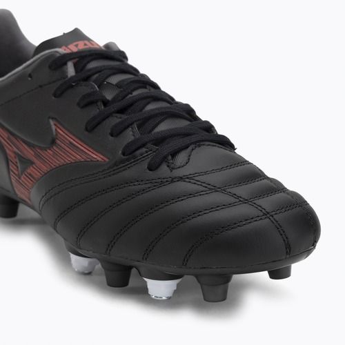 Buty piłkarskie męskie Mizuno Morelia Neo IV Pro Mix black/morelia 40th red/black