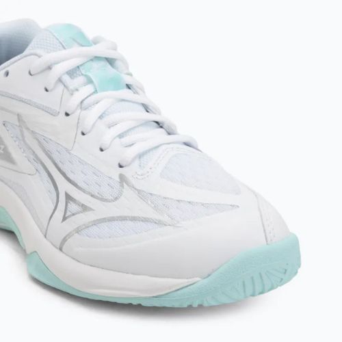 Buty do siatkówki damskie Mizuno Thunder Blade Z white/blue tint