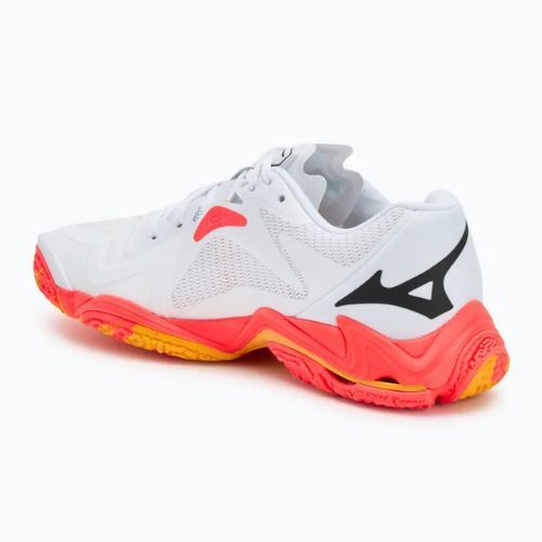 Buty do siatkówki Mizuno Wave Lightning Z8 white/fiery coral 2/citrus