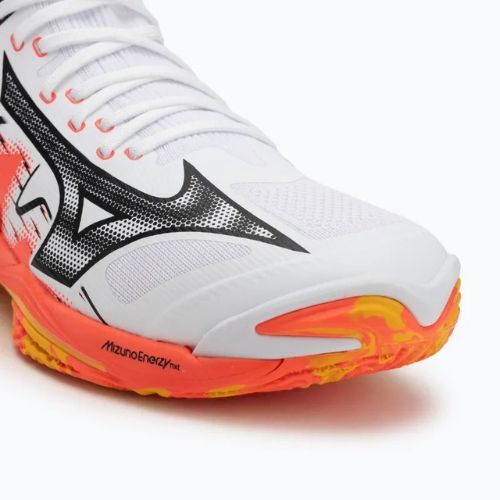 Buty do siatkówki Mizuno Wave Lightning Neo 3 white/fiery coral 2/citrus