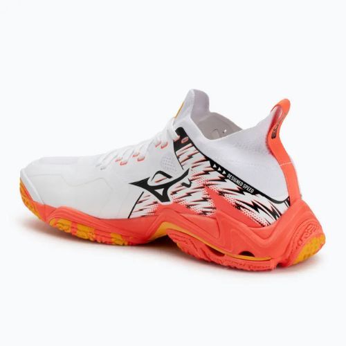 Buty do siatkówki Mizuno Wave Lightning Neo 3 white/fiery coral 2/citrus