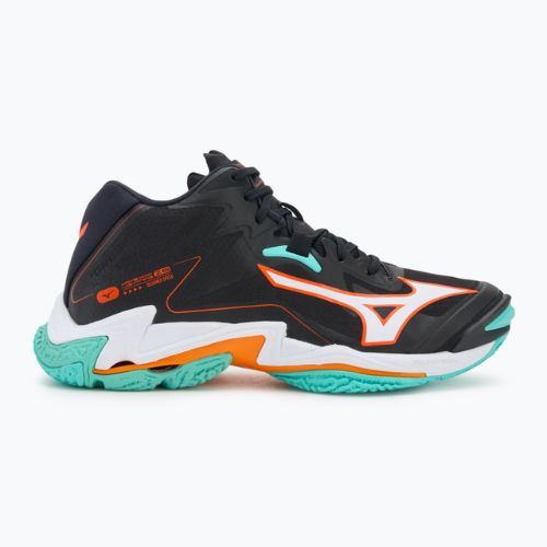 Buty do siatkówki Mizuno Wave Lightning Z8 Mid black/tangelo/ice green