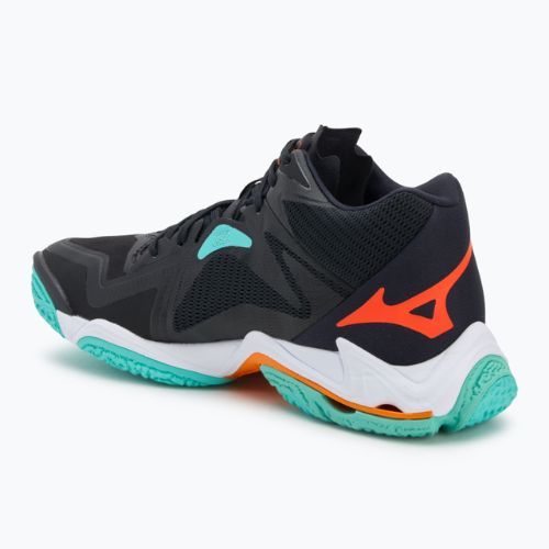 Buty do siatkówki Mizuno Wave Lightning Z8 Mid black/tangelo/ice green