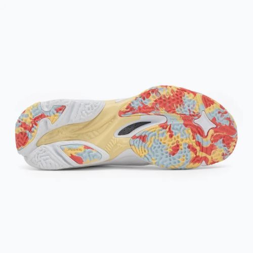 Buty do siatkówki damskie Mizuno Wave Lightning Z8 white/calypso coral/pale banan