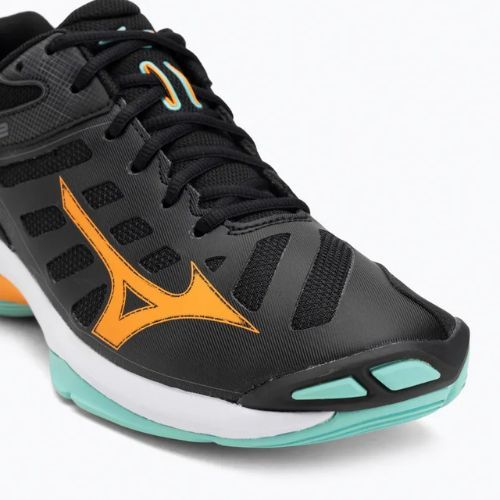 Buty do siatkówki Mizuno Wave Voltage 2 black/tangelo/ice green