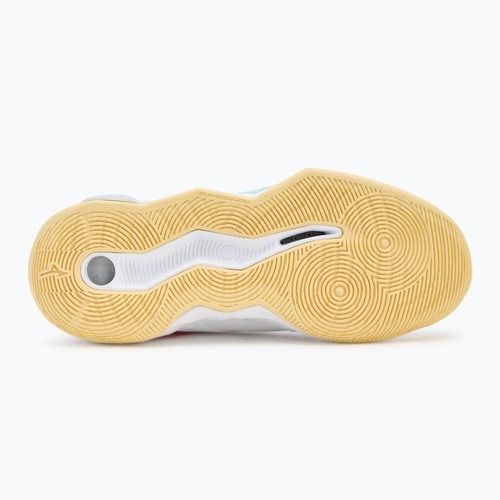 Buty do siatkówki damskie Mizuno Wave Momentum Pro white/calypso coral/pale banan