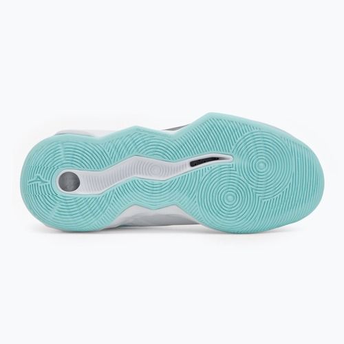 Buty do siatkówki damskie Mizuno Wave Momentum Pro white/blue tint