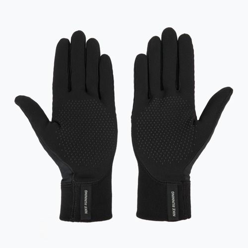 Rękawiczki do biegania męskie Nike Therma-Fit Pacer Sphere Midweight RG black/black/silver