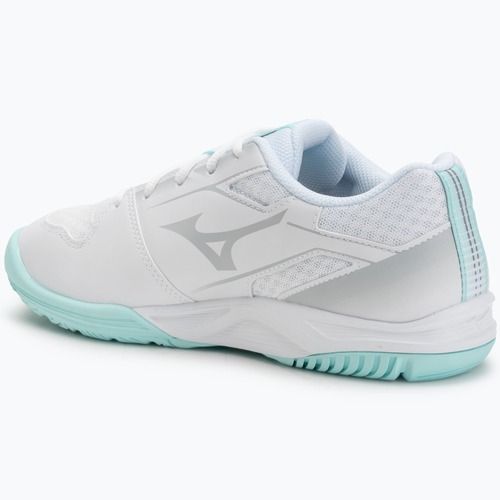 Buty do siatkówki damskie Mizuno Cyclone Speed 5 white/blue tint