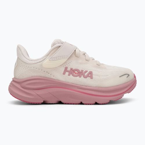 Buty do biegania dziecięce HOKA Clifton 10 rose cream/dried rose