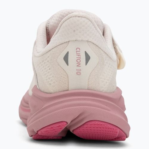Buty do biegania dziecięce HOKA Clifton 10 rose cream/dried rose