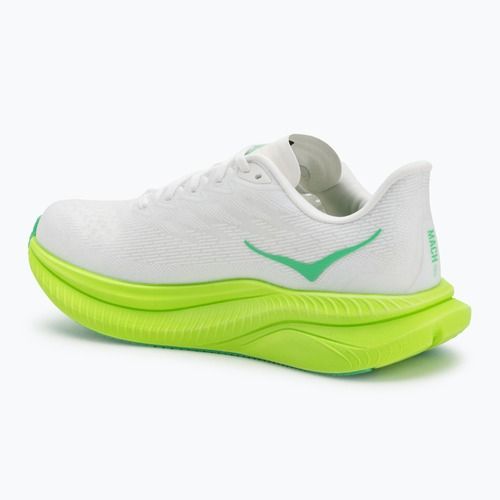 Buty do biegania męskie HOKA Mach 6 white/neon lime