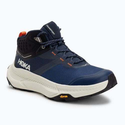 Buty trekkingowe męskie HOKA Transport Hike GTX varsity navy/truffle salt