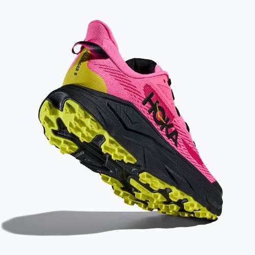 Buty do biegania damskie HOKA Challenger 8 neon rose/black