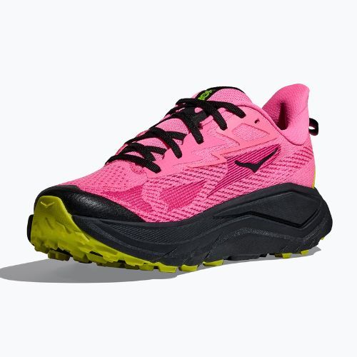 Buty do biegania damskie HOKA Challenger 8 neon rose/black