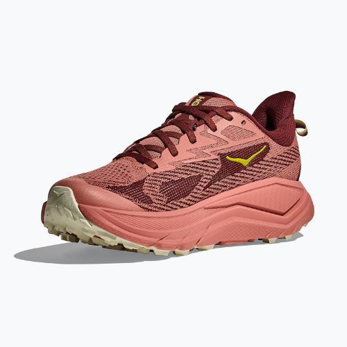 Buty do biegania damskie HOKA Challenger 8 Wide blush / dark cedar