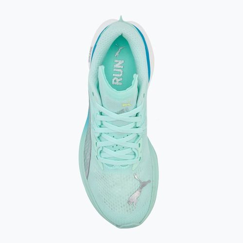 Buty do biegania damskie PUMA Deviate Nitro 3 mint melt/speed blue