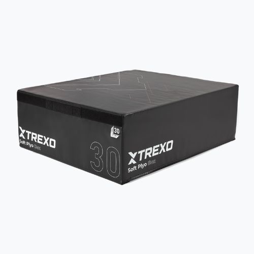 Skrzynia plyometryczna składana TREXO 30 cm czarny