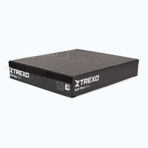 Skrzynia plyometryczna składana TREXO 15 cm czarny