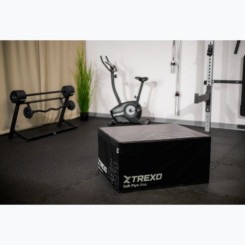 Skrzynia plyometryczna składana XTREXO 45 cm czarny