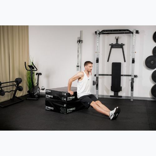 Skrzynia plyometryczna składana XTREXO 7,5 cm czarny