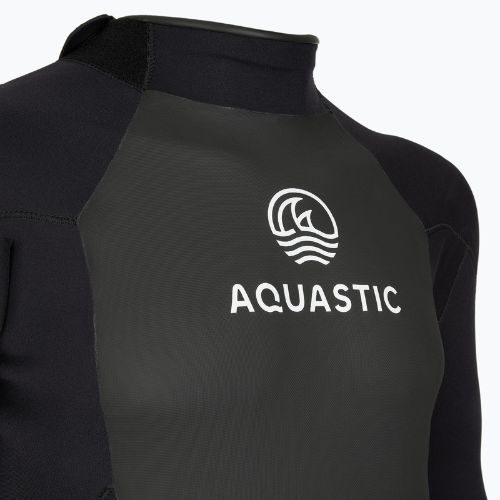 Pianka surfingowa męska AQUASTIC z neoprenu 4/3 mm WAVEY czarny