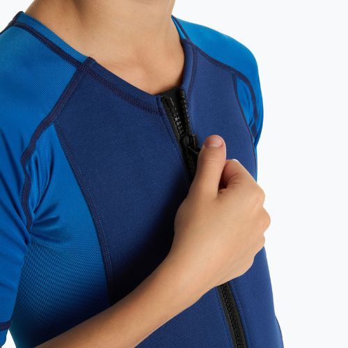 Pianka surfingowa dziecięca AQUASTIC z neoprenu 1.5 mm WAVEY niebieski