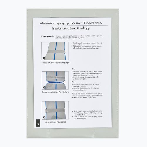 Łącznik do ścieżek gimnastycznych XTREXO Air Track biały