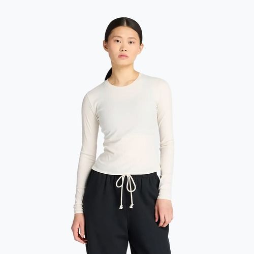 Longsleeve damski New Balance Micro-Rib white